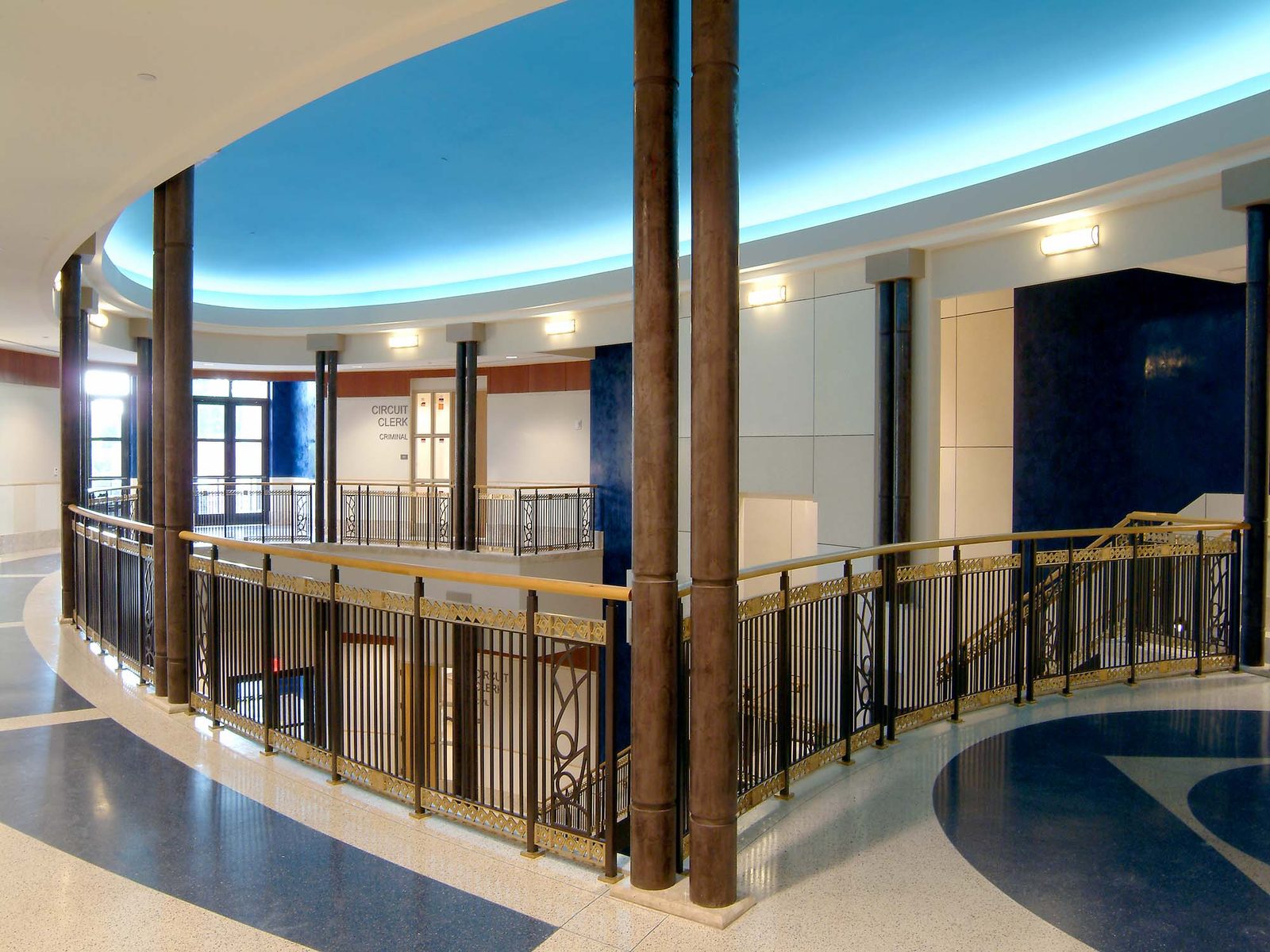 Justice — Public atrium.