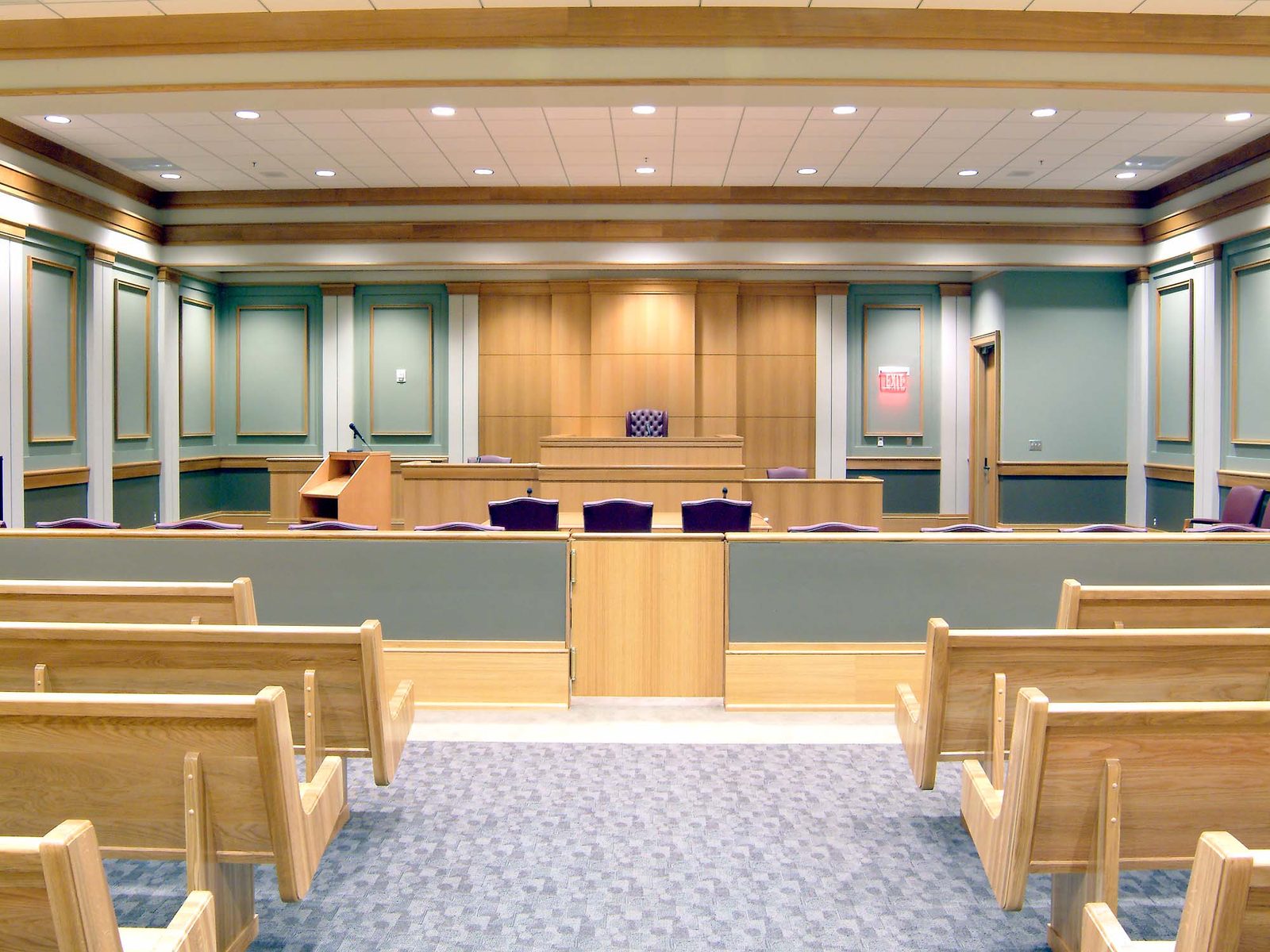 Justice — Courtroom.