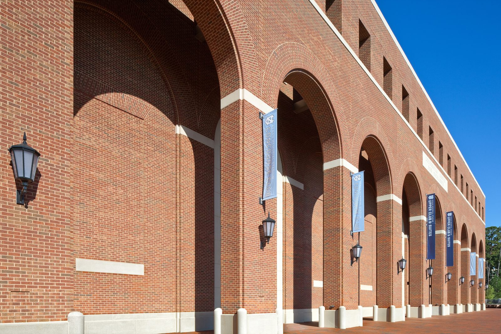 Kenan Stadium, UNC — Exterior arcade.