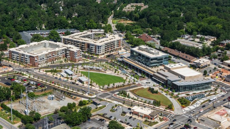 Sandy Springs City Center — Site plan.