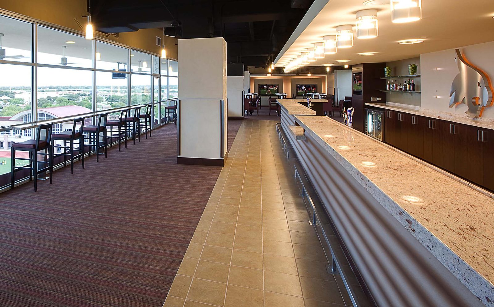 Texas State Stadium — Concourse.